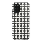Salem's Hex | Black & White Checkered Case Phone Case get.casely Essential Galaxy S20 Plus 