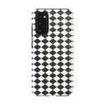 Salem's Hex | Black & White Checkered Case Phone Case get.casely Essential Galaxy S20 