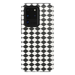 Salem's Hex | Black & White Checkered Case Phone Case get.casely Essential Galaxy S20 Ultra 