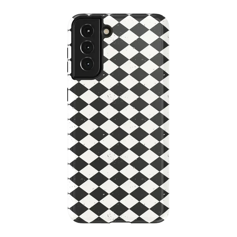 Salem's Hex | Black & White Checkered Case Phone Case get.casely Essential Galaxy S21 Plus 