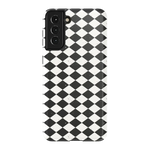 Salem's Hex | Black & White Checkered Case Phone Case get.casely Essential Galaxy S21 Plus 