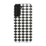 Salem's Hex | Black & White Checkered Case Phone Case get.casely Essential Galaxy S21 