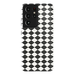 Salem's Hex | Black & White Checkered Case Phone Case get.casely Essential Galaxy S21 Ultra 