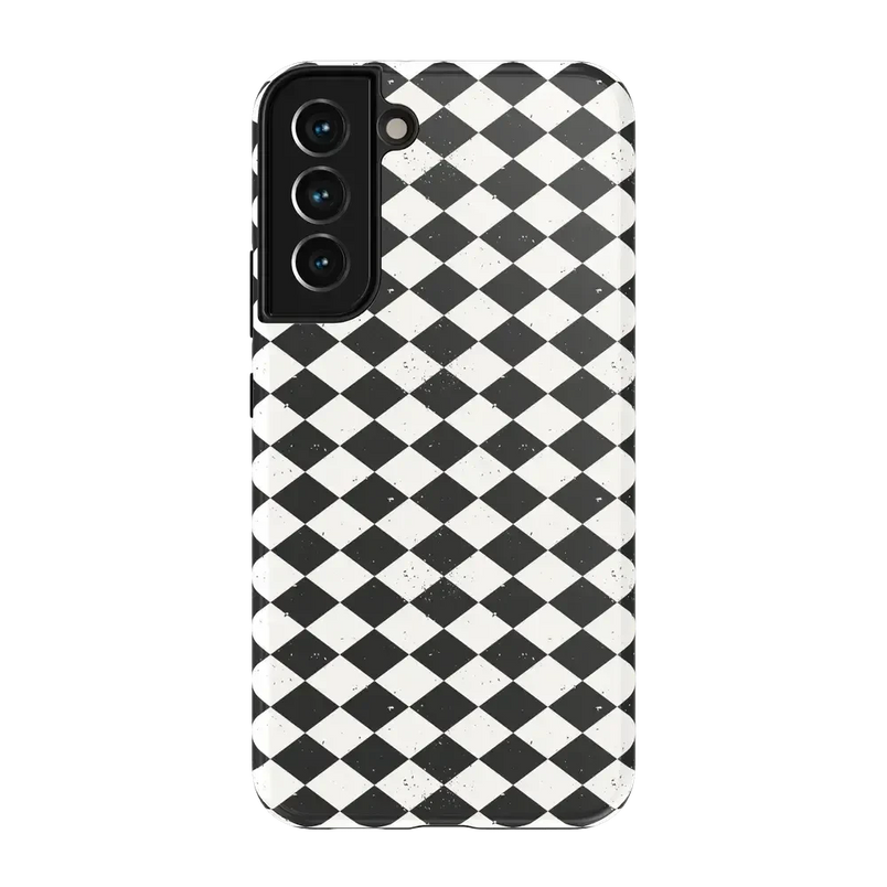 Salem's Hex | Black & White Checkered Case Phone Case get.casely Essential Galaxy S22 Plus 