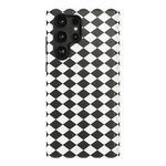 Salem's Hex | Black & White Checkered Case Phone Case get.casely Essential Galaxy S22 Ultra 