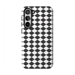 Salem's Hex | Black & White Checkered Case Phone Case get.casely Essential Galaxy S23 Plus 