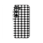 Salem's Hex | Black & White Checkered Case Phone Case get.casely Essential Galaxy S23 