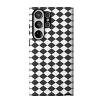 Salem's Hex | Black & White Checkered Case Phone Case get.casely Essential Galaxy S23 Ultra 
