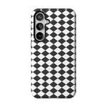 Salem's Hex | Black & White Checkered Case Phone Case get.casely Essential Galaxy S24 Plus 