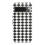 Salem's Hex | Black & White Checkered Case Phone Case get.casely Essential Google Pixel 8 Pro 