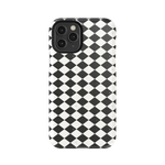 Salem's Hex | Black & White Checkered Case Phone Case get.casely Essential iPhone 11 Pro 