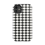 Salem's Hex | Black & White Checkered Case Phone Case get.casely Essential iPhone 11 