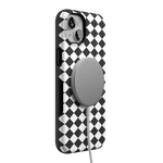 Salem's Hex | Black & White Checkered Case Phone Case get.casely 