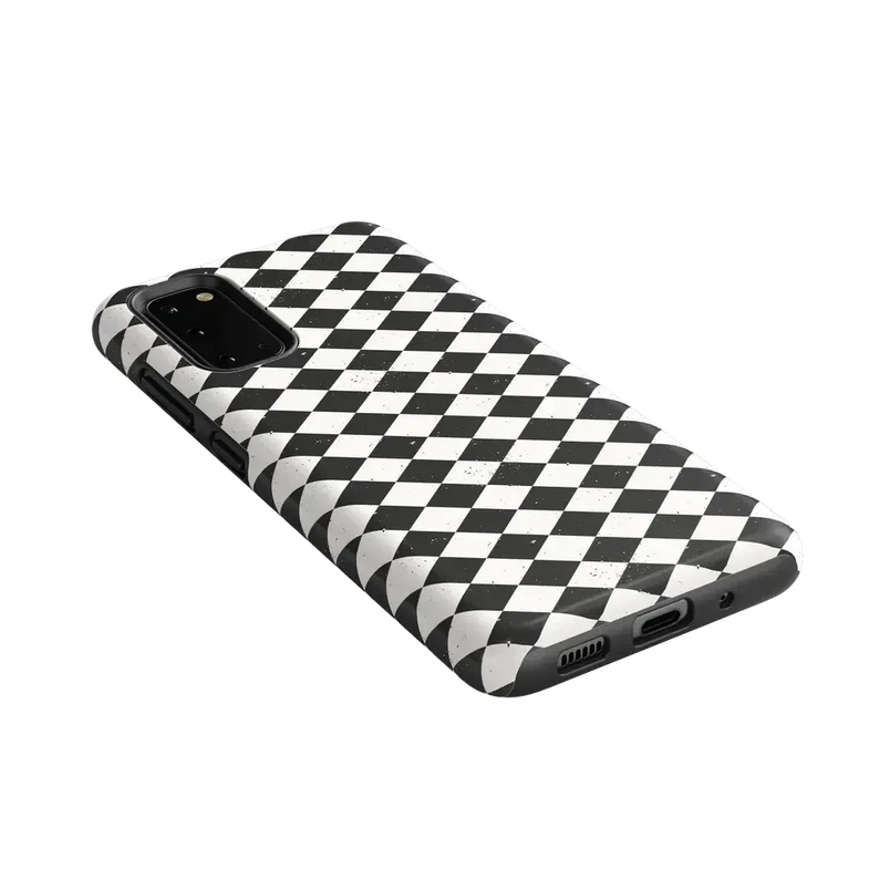 Salem's Hex | Black & White Checkered Case Phone Case get.casely 