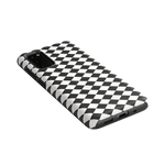 Salem's Hex | Black & White Checkered Case Phone Case get.casely 