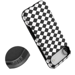 Salem's Hex | Black & White Checkered Case Phone Case get.casely 