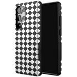 Salem's Hex | Black & White Checkered Case Phone Case get.casely 