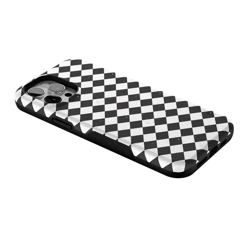 Salem's Hex | Black & White Checkered Case Phone Case get.casely 