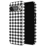 Salem's Hex | Black & White Checkered Case Phone Case get.casely 