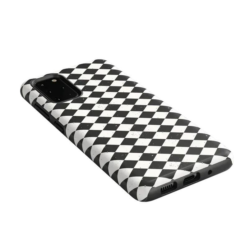 Salem's Hex | Black & White Checkered Case Phone Case get.casely 