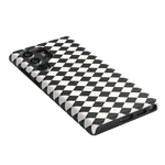 Salem's Hex | Black & White Checkered Case Phone Case get.casely 