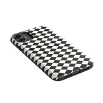 Salem's Hex | Black & White Checkered Case Phone Case get.casely 