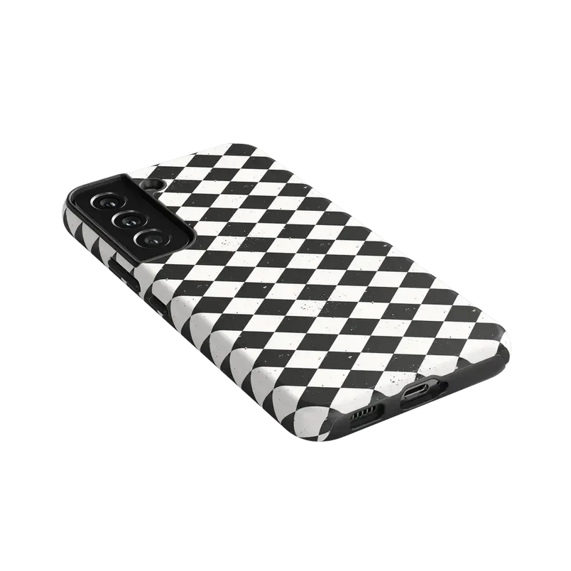 Salem's Hex | Black & White Checkered Case Phone Case get.casely 