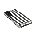 Salem's Hex | Black & White Checkered Case Phone Case get.casely 