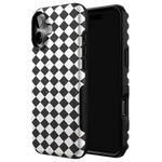 Salem's Hex | Black & White Checkered Case Phone Case get.casely 
