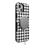 Salem's Hex | Black & White Checkered Case Phone Case get.casely 
