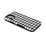 Salem's Hex | Black & White Checkered Case Phone Case get.casely 