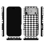 Salem's Hex | Black & White Checkered Case Phone Case get.casely