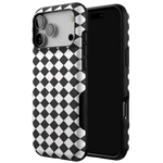 Salem's Hex | Black & White Checkered Case Phone Case get.casely 