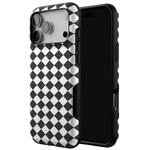Salem's Hex | Black & White Checkered Case Phone Case get.casely