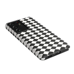 Salem's Hex | Black & White Checkered Case Phone Case get.casely 