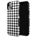 Salem's Hex | Black & White Checkered Case Phone Case get.casely 