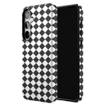 Salem's Hex | Black & White Checkered Case Phone Case get.casely 