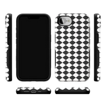 Salem's Hex | Black & White Checkered Case Phone Case get.casely 