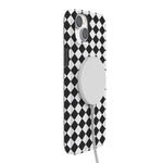 Salem's Hex | Black & White Checkered Case Phone Case get.casely 