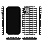Salem's Hex | Black & White Checkered Case Phone Case get.casely 