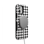 Salem's Hex | Black & White Checkered Case Phone Case get.casely 