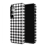 Salem's Hex | Black & White Checkered Case Phone Case get.casely 