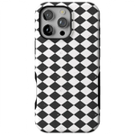 Salem's Hex | Black & White Checkered Case Phone Case get.casely 