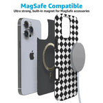 Salem's Hex | Black & White Checkered Case Phone Case get.casely 