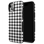 Salem's Hex | Black & White Checkered Case Phone Case get.casely 