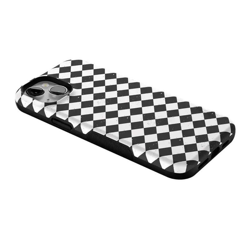 Salem's Hex | Black & White Checkered Case Phone Case get.casely 