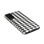 Salem's Hex | Black & White Checkered Case Phone Case get.casely 