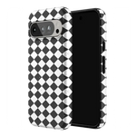 Salem's Hex | Black & White Checkered Case Phone Case get.casely 
