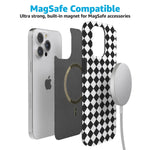 Salem's Hex | Black & White Checkered Case Phone Case get.casely 