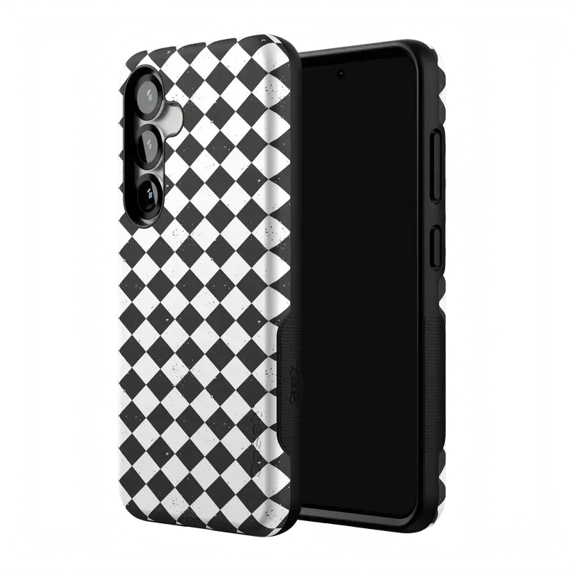 Salem's Hex | Black & White Checkered Case Phone Case get.casely 